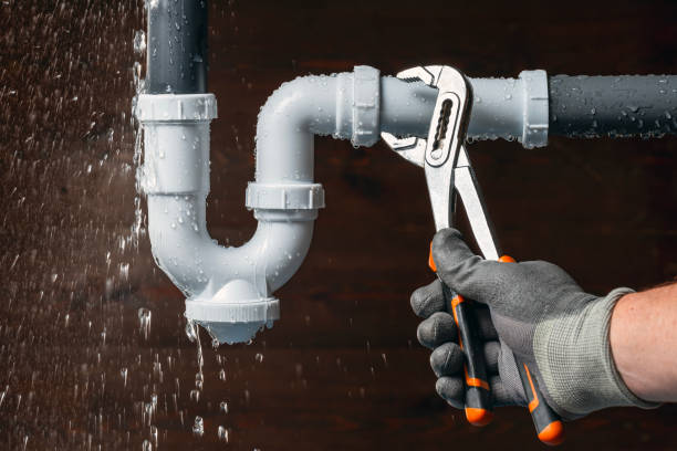 Professional Drain Cleaning technician working in Columbus, KS